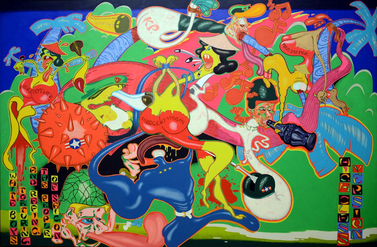 49 Saigon - Peter Saul 1967 Whitney Museum Of American Art New York City